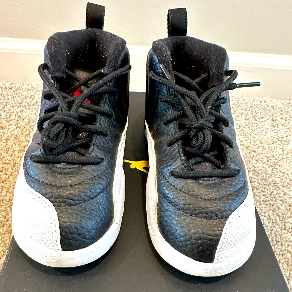 Kids Jordan 12 Retro shoes (Size 10 C)